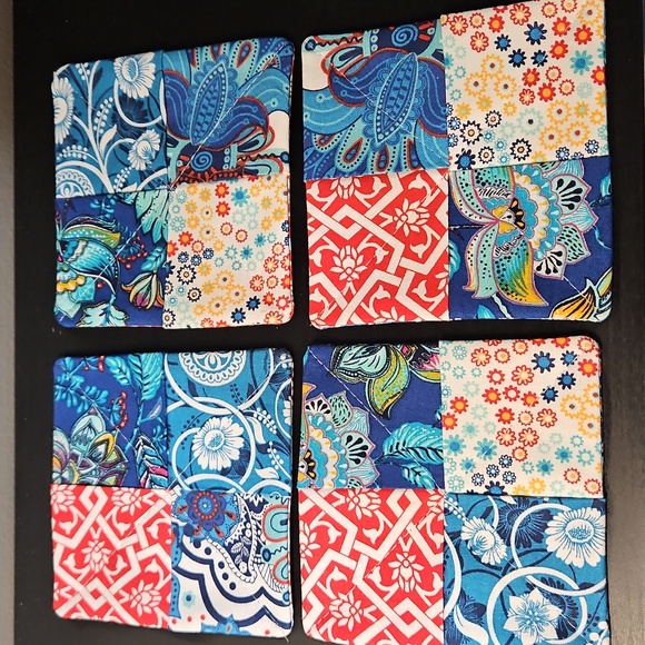 Hand Crafted Other - Bohemian Fabric Coasters New Handmade